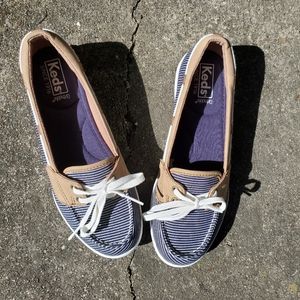 Blue Keds Boatshoes / Slip-Ons